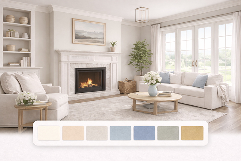 Paint color preview tool for interior and exterior planning